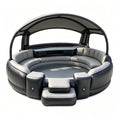 Inflatable Pool with Canopy  LED Lights