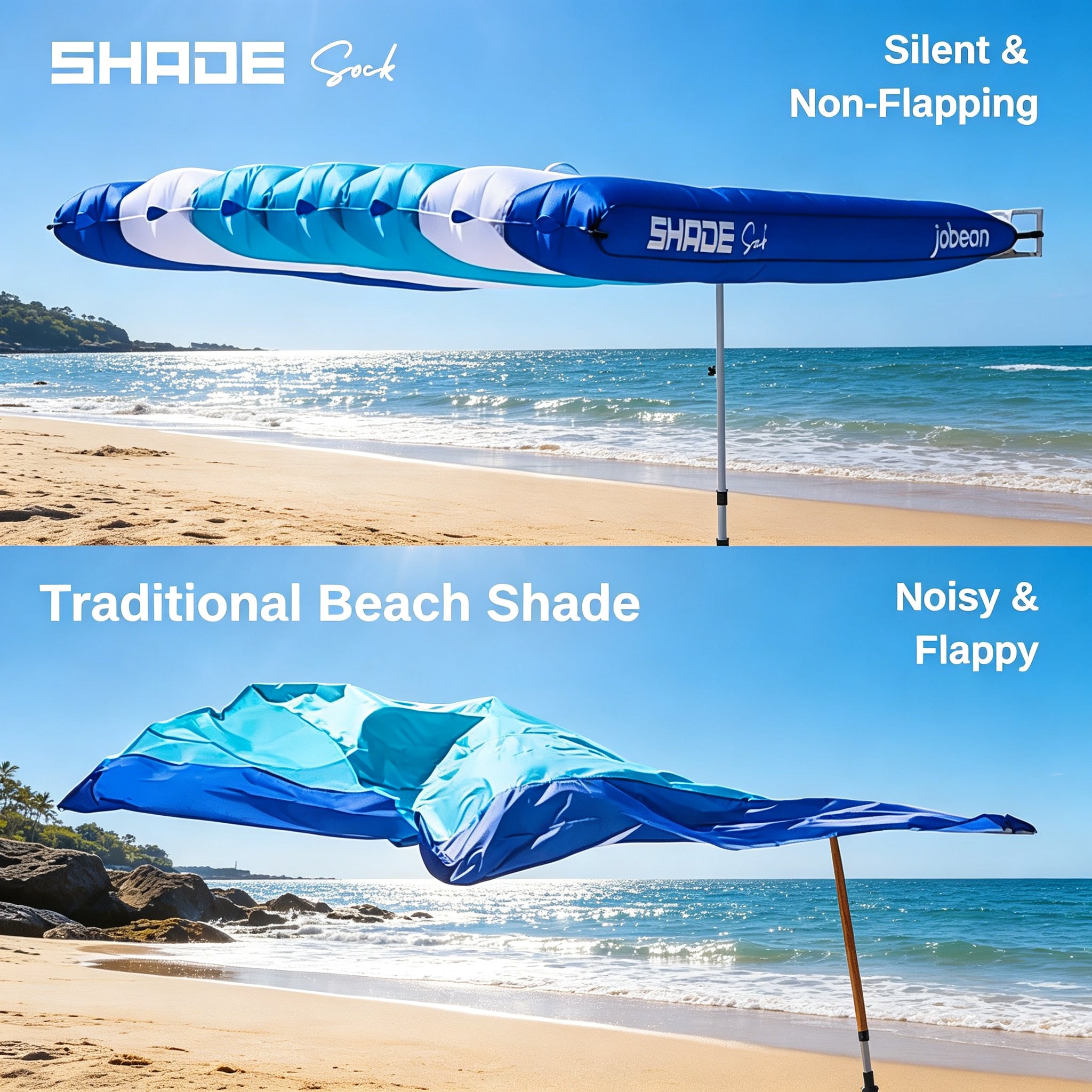 ShadeSock Wind Silent Beach Shade