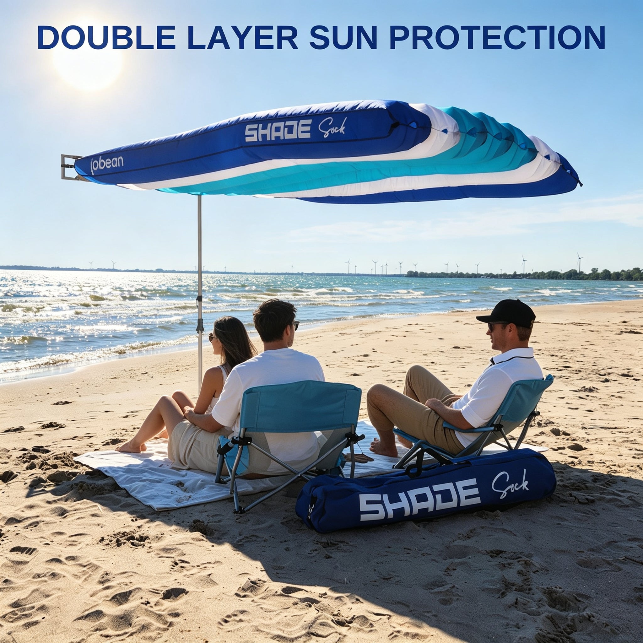 ShadeSock Wind Silent Beach Shade